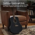 thumbnail image 3 of Fender CD-60S Solid Top Dreadnought Acoustic Guitar - Black w/ Gig Bag, 3 of 9
