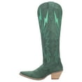 thumbnail image 2 of Dingo Women's Thunder Road Western Performance Boot Round Toe Green 10 M  US, 2 of 2