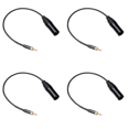 thumbnail image 1 of Conector Audio 3 5 Mm Con Rosca Interna A Cable Adaptador XLR Pines, 1 of 6