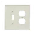 thumbnail image 3 of Placa de pared Leviton 2 Gang Midway de nailon termoplástico, color blanco, 3 of 4