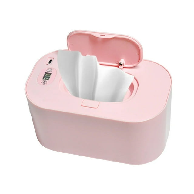 Wipe Warmer With Digital Display Large Capacity Wet Wipes Warmer Dispenser USB Powered Temperature Heating