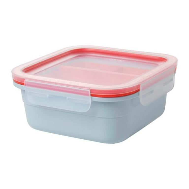 IKEA 365+ Food container, square, plastic, Length: 6 Width: 6