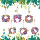 thumbnail image 3 of Llavero Cgtredaw Doble Cara 6 Uds guirnalda Flores, 3 of 9