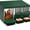 Green, variant on QinaQin Egg-Laying Boxes for Chicken Coops, Three-Compartment Egg-Laying Boxes for Easy Egg Collection, Ventilated Metal Chicken Coop Equipment