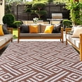 thumbnail image 1 of Tapis d'Extérieur Tapis d'Extérieur en Paille Plastique pour Patio Tapis Réversible d'Extérieur pour Camping Terrasse VR x Tapis de Zone Balcon Porche Cour Arrière et, 1 of 9