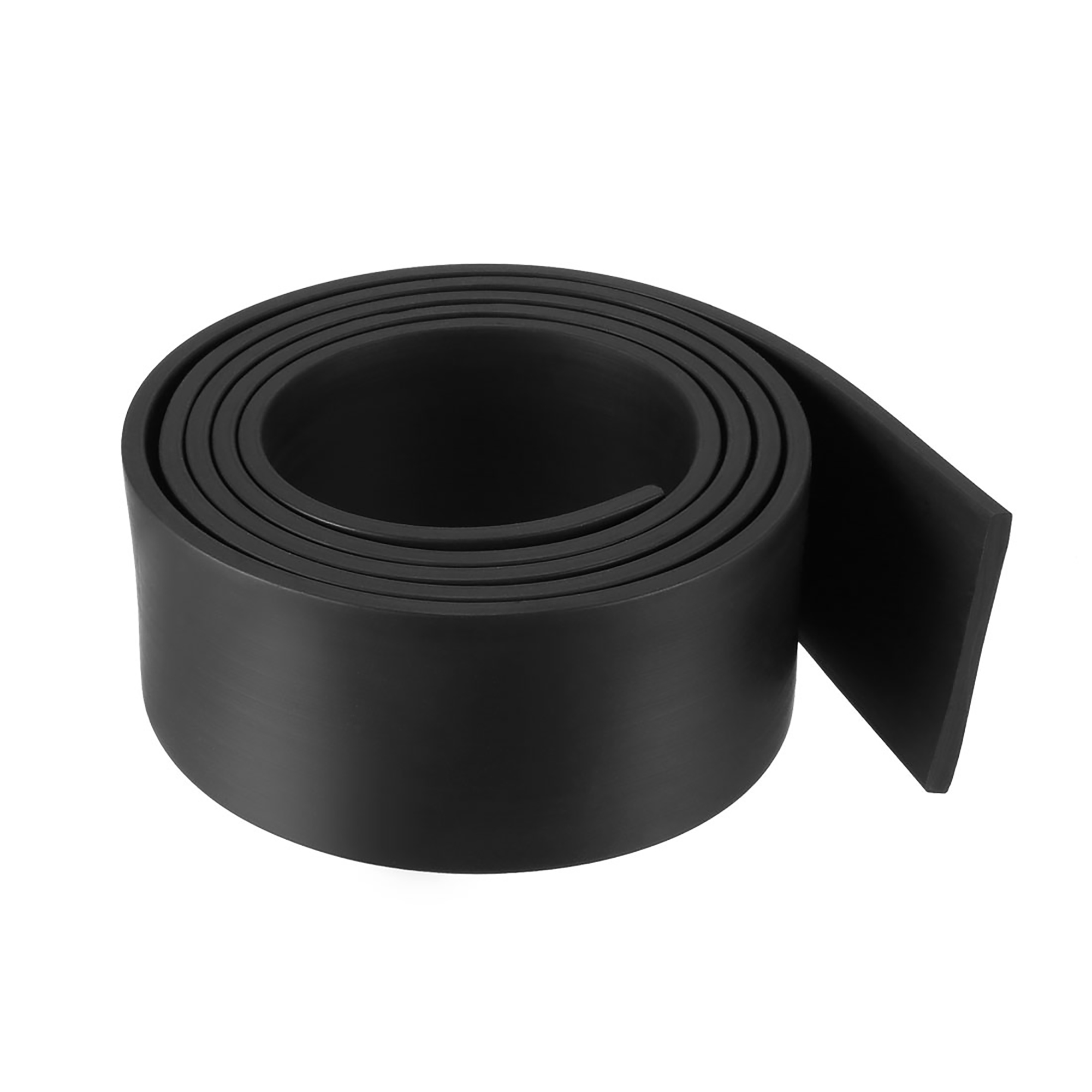 Solid Rectangle Rubber Seal Strip 35mm Wide 3mm Thick 1 Meter Long Black