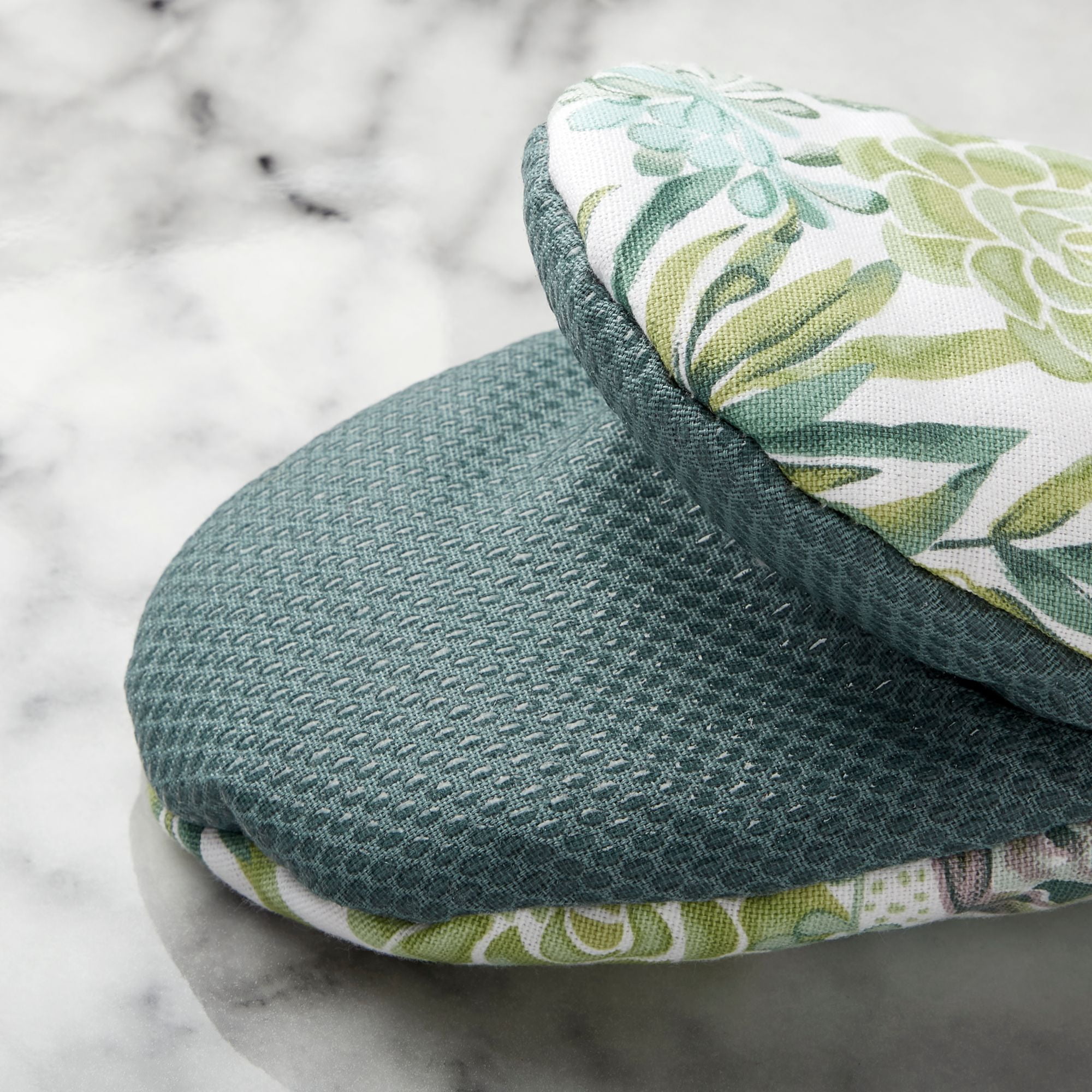 Martha Stewart Succulents Mini Oven Mitt Set, 2 Piece
