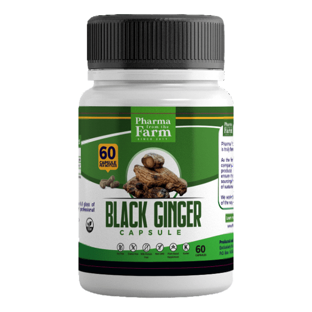 Pharma from the Farm Black Ginger Supplement 60 Capsules