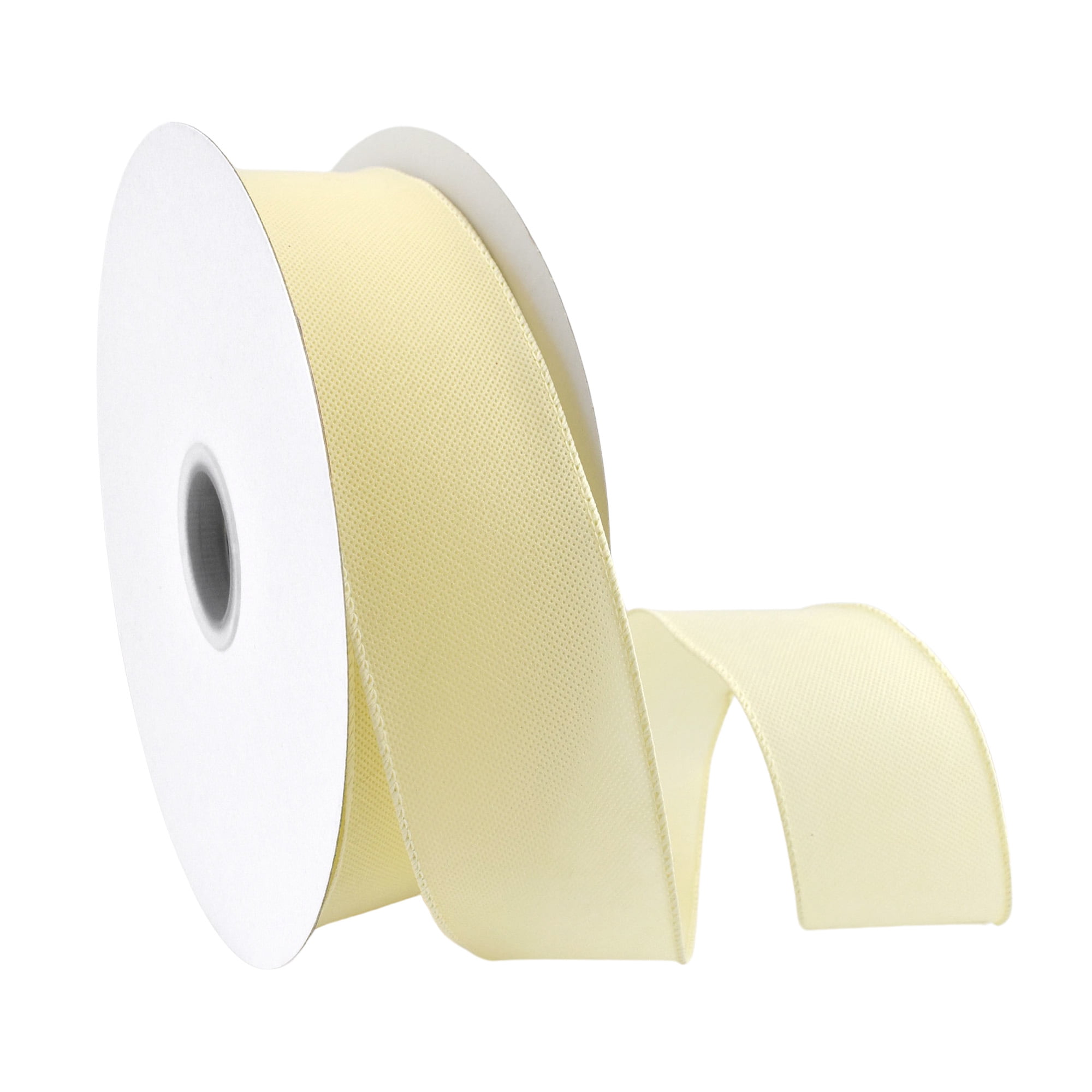 Homeford Breeze Spunbound Polypropylene Solid Floral Wrap Ribbon, 2-1/2-inch, 50-yard, Ivory