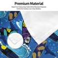thumbnail image 5 of Lsque Hawaiian Style Pattern Flag,Hawaiian Style Printed Garden Flag 48 x 72 in - Double Sided Small Flags for Yard, 5 of 9
