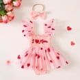 thumbnail image 2 of UAYOTSE Baby Girls Summer Denim Romper Clothes Dress Newborn Onesie Sunsuit 3 6 9 12 18 Months One-Piece Jumpsuits Outfits,Sizes 3-6 Months, 2 of 7