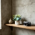 thumbnail image 5 of MMJ Artificial Rose Bonsai Potted Mini Plant Desktop Table Home Office Decor 7.09x3.94x3.94in, 5 of 6