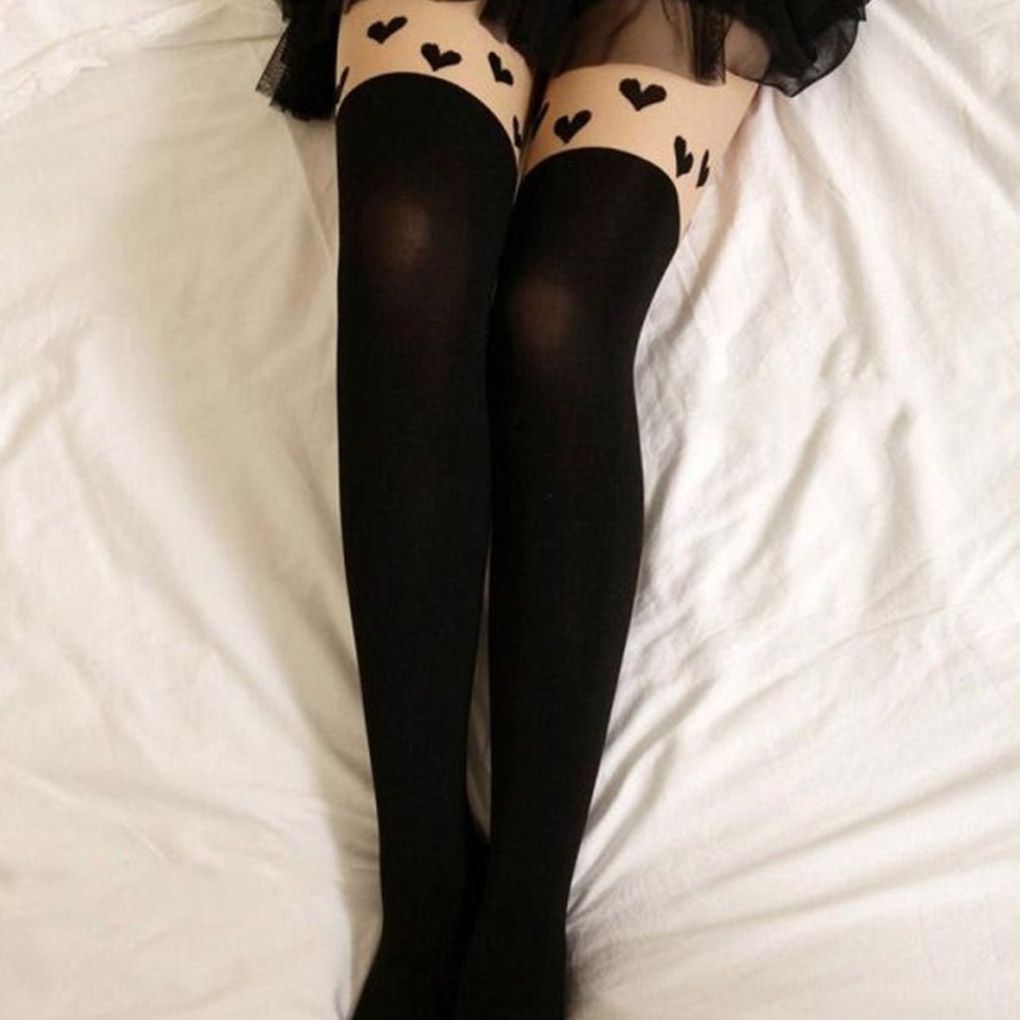 pantyhose knees