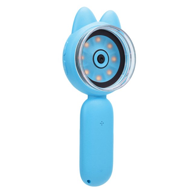 Handheld Digital Microscope, 2 Inch Color Screen Microscope Camera 4x Zoom Handheld Microscope with 8 LED Lights for Kids and Adults