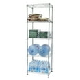 thumbnail image 3 of 5-Tier Chrome Shelving Unit,72 Inch Steel Frame Make This Unit The Perfect Blend Of Style And Functionality, 3 of 8