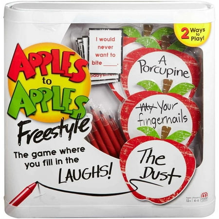 Apples to Apples Freestyle Card Game for 4-6 Players Ages