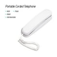 thumbnail image 4 of Phone\t Mini Desktop Corded Landline Phone Fixed Telephone Wall Mountable Supports Mute/ Pause/Redial Functions For Home Hotel Office Bank Call Center, 4 of 7