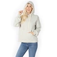 thumbnail image 2 of Simply Fashion Hoodie Kangaroo Pocket SweatShirts,BONE,LARGE, 2 of 2