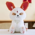 thumbnail image 5 of Goowood Cat Plush Cat Stuffed Animal PEACH CAT Kawaii Cat Plushie 9.8 Inch White Stuffed Cat Toy Pillow Gift for Kids and Adults, 5 of 7