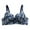 Blue, variant on Xuniizn Bras for Women Floral Printed Breathable Seamless Brasieres Para Mujer Push Up Full Coverage No Underwire Daliy Bras Gifts for Women