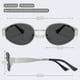 thumbnail image 3 of Livho 2025 Gafas de sol ovaladas de moda - Elegantes tonos polarizados para todos los días - Marcos de metal retro, 3 of 6