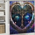 thumbnail image 6 of Orinice Fantasy Tree Bathroom Decor Set with Hooks, Colorful Luxurious Graphic Print Polyester Fabric Shower Curtain, Waterproof Washable Curtains for Bathroom 36x72, 6 of 7