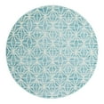 thumbnail image 2 of Jill Zarin Uptown Collection Area Rug - Fifth Avenue (5' 3" Round Blue/Ivory), 2 of 6