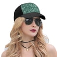 thumbnail image 5 of Yiaed Green Christmas Print Baseball Cap Dad Hat Polo Style Plain Blank Adjustable Size, 5 of 5