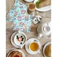 thumbnail image 4 of Easter Gnomes Eggs Kitchen Dish Towels for Drying Dishes Set of 2, Bunny Ears Spring Flowers Country Blue Waffle Weave Microfiber Hand Tea Bathroom Towels Quick Dry & Absorbent Towel 15.7x23.6, 4 of 7
