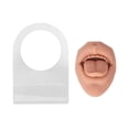 thumbnail image 1 of Modelo de lengua y boca de silicona 3D, partes del cuerpo para practicar perforaciones, modelo de exhibición de lengua y boca, suave y flexible para, 1 of 8