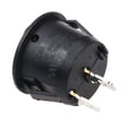 thumbnail image 4 of Chidian 5pcs 2-Pin Snap-In Round Rocker Latching ON/OFF Car/Boat Switch 10A/125V 6A/250V, 4 of 7