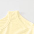thumbnail image 4 of WRKEKC Summer Outfits for Girls, Baby Girl Outfits, Children's Solid Color Sleeveless Round Neck Top Elastic Waist Pants Casual Home Suit Set, 4 of 6