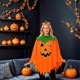 thumbnail image 3 of Costume Pumpkin Noctilucent Cloak With Headband Performance Festival Costume, 3 of 4