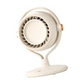 thumbnail image 2 of Ventilador de escritorio silencioso con ajuste de 3 velocidades, circulador de aire, ventilador de escritorio multiusos escritorio blanco, 2 of 9