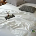thumbnail image 4 of H&D 100% Tencel Cooling Blanket, Delicate Embroidery Quilted Comforter, 78" x 90", 4 of 7