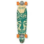 Yocaher Spirit Wolf Longboard Complete Skateboard Cruiser - Available in All Shapes (Kicktail)