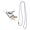 silver, variant on Biomechanical Necklace Mechanical Movable Finger Joints Robot Hand Charm Pendant Jewelry Accessory for Men Women