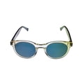 thumbnail image 6 of John Varvatos Mens Yellow Crystal Plastic Round Sunglass V542 Smoke Lens, 6 of 7