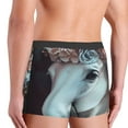 thumbnail image 3 of KLL Flower Crown White Horse Men's Cotton Boxer Briefs Underwear-Large, 3 of 8