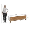 thumbnail image 4 of Mueble TV 75" Kappesberg 180cm con 3 Puertas Blanco/Canela, 4 of 10