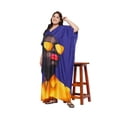 thumbnail image 6 of Oussum Women's Plus Size Kaftans Dresses Polyester Printed Long Caftan Maxi Online, 6 of 8