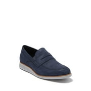 Rockport Men's Total Motion Sport Dress Suede Penny Loafers Navy (11.5M)