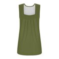 thumbnail image 4 of Tank Tops for Women 2025 Summer V Neck Sleeveless Basic Tanks Loose Fit Flowy Shirts Casual Vacation Beach Blouses, Limited Time Offer, Under 10 Dollars, 4 of 6
