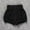 Black, variant on Unisex Baby Girls Boys Cotton Linen Blend Bloomer Shorts