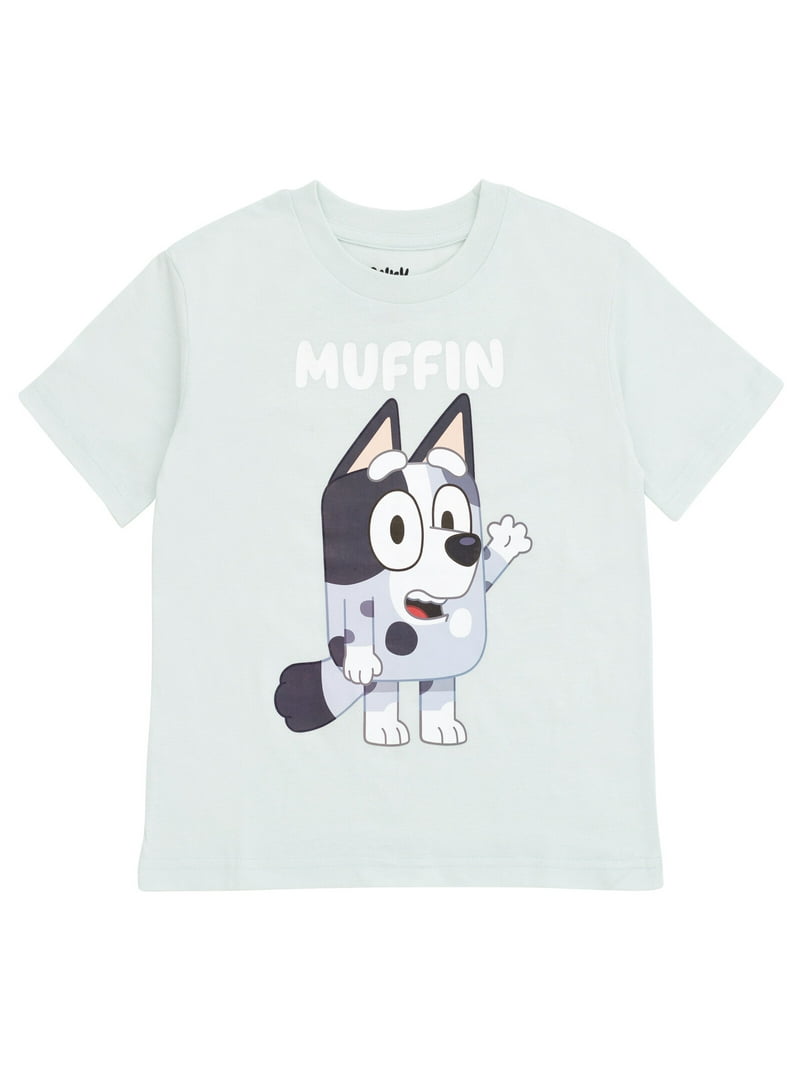 Bluey Muffin Toddler Boys T-Shirt Toddler to Big Kid