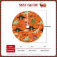 thumbnail image 4 of Bingfone Christmas Tree Skirt Mat Christmas Decoration Interior 36"-Cute Dinosaurs, 4 of 8