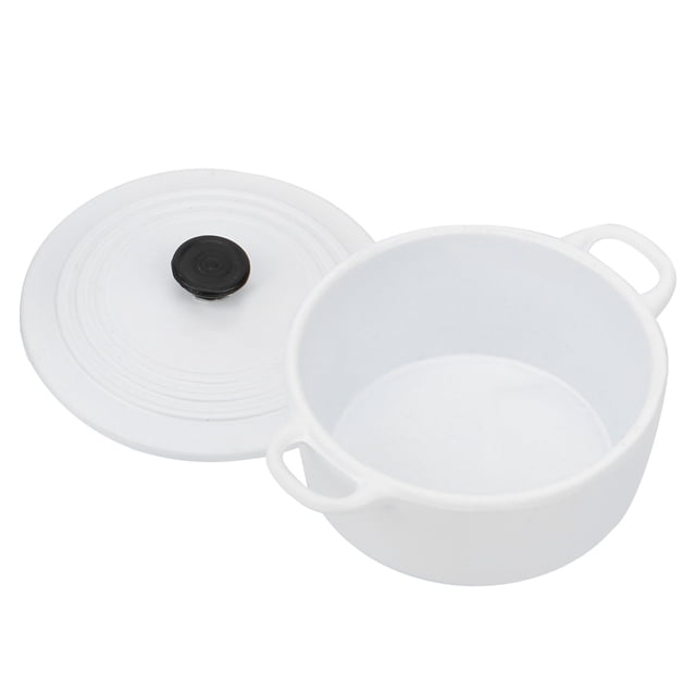 Juguete de olla, mini olla de simulación, juguete de casa de muñecas, cacerola, juguete de cocina, diseño revolucionario