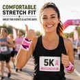 thumbnail image 4 of COUVER Camouflage Athletic Sweatband Wristbands Pink White 2 Pairs (4 Count), 4 of 8