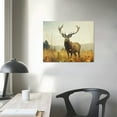 thumbnail image 3 of COMIO Gongshan Deer Wall Art For Living room City Poster Canvas Prints Printing Home Office Decorations Unframed, 3 of 4