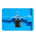 thumbnail image 3 of Combination Lock, 4 Digit Combination Padlock, Long Shackle Combination Lock , Outdoor Waterproof Padlock for School Gym Locker, Sports Locker, Fence, High Strength Zinc Alloy, 3 of 7